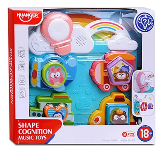 Tablero Musical de Encajes para Bebé · 9 Piezas