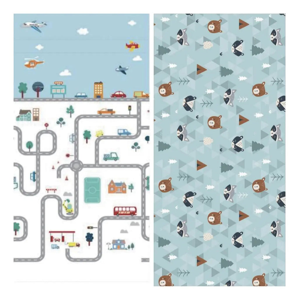 Alfombra Plegable Reversible con Bolso · 180 × 200 cm