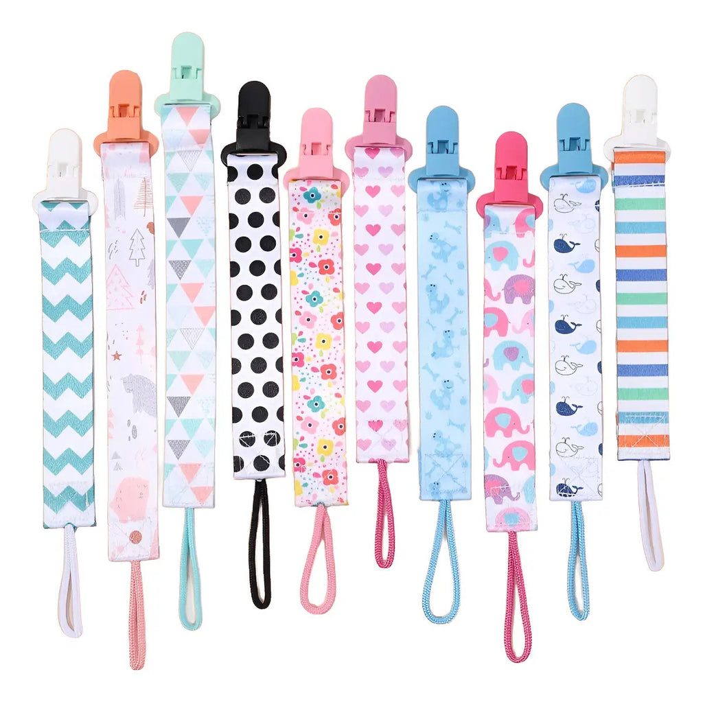 Pack de 3 Sujetadores de Chupete con Clip