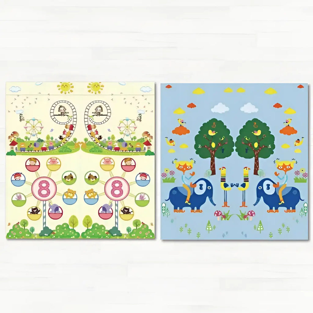 Alfombra Plegable Reversible con Bolso · 180 × 200 cm