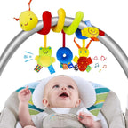 Gusano de Peluche Colgante con Sonajero para Bebé