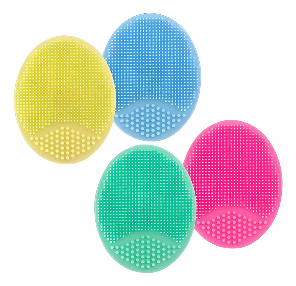 Set de 3 Cepillos de Silicona para Baño