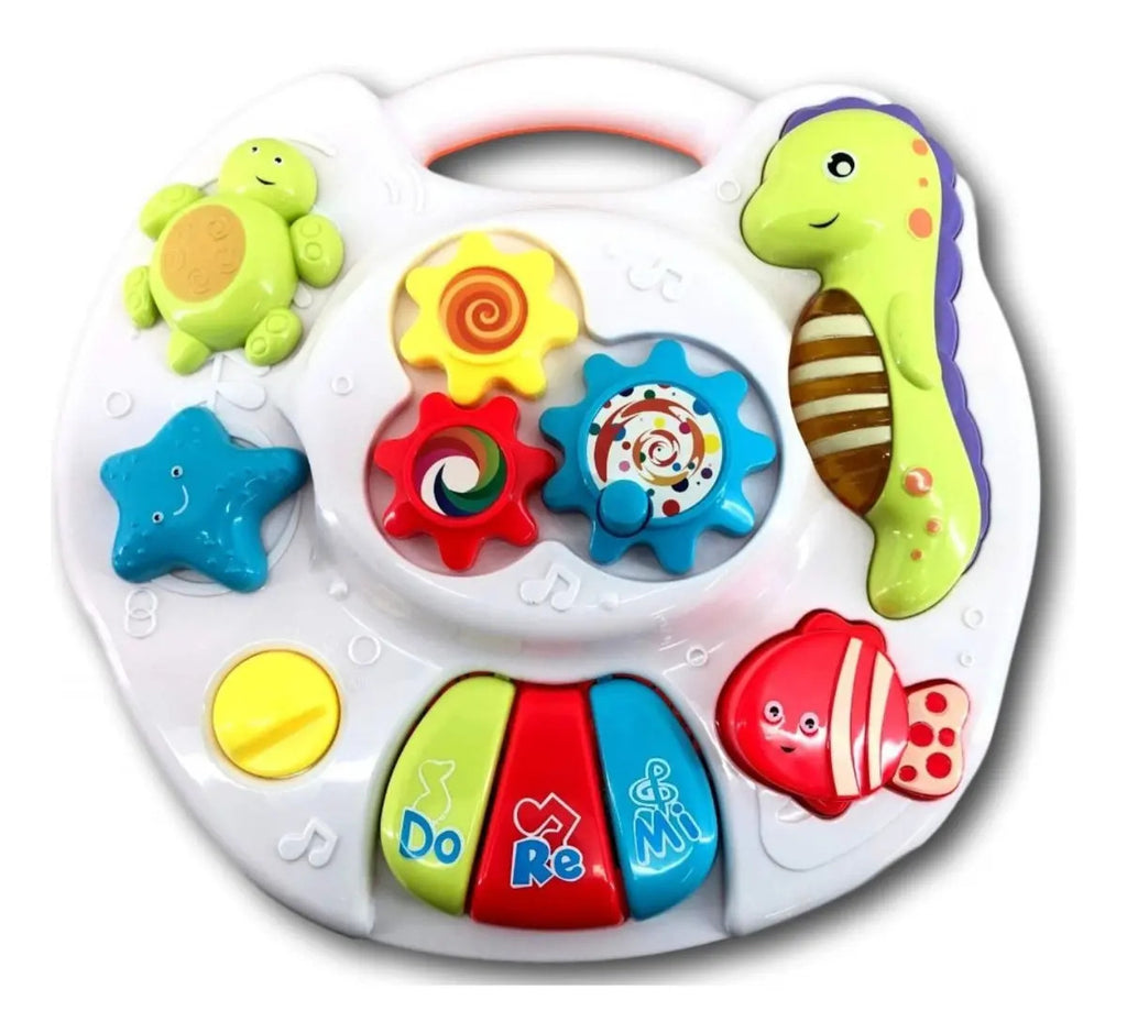 Mesa Didáctica Musical para Bebé Diseño Caballito de Mar