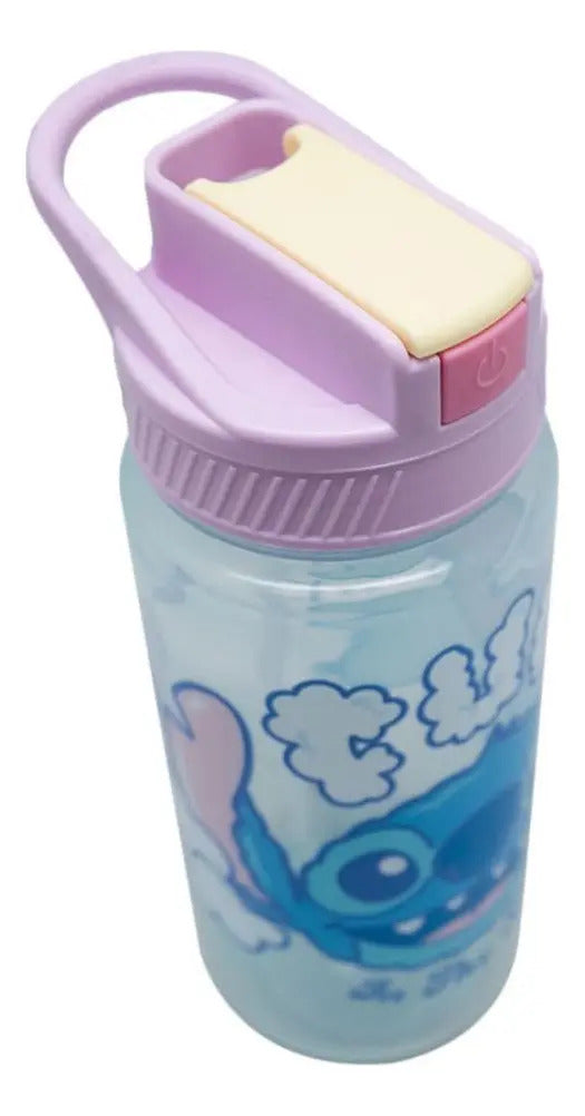 Set Stitch de 4 Piezas · Botella, 2 Herméticos y Porta Snack