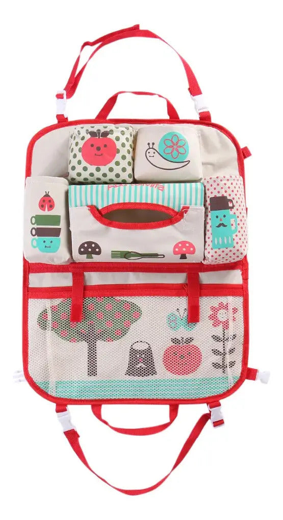 Organizador Infantil para Respaldo de Asiento de Auto · 54 × 41 cm
