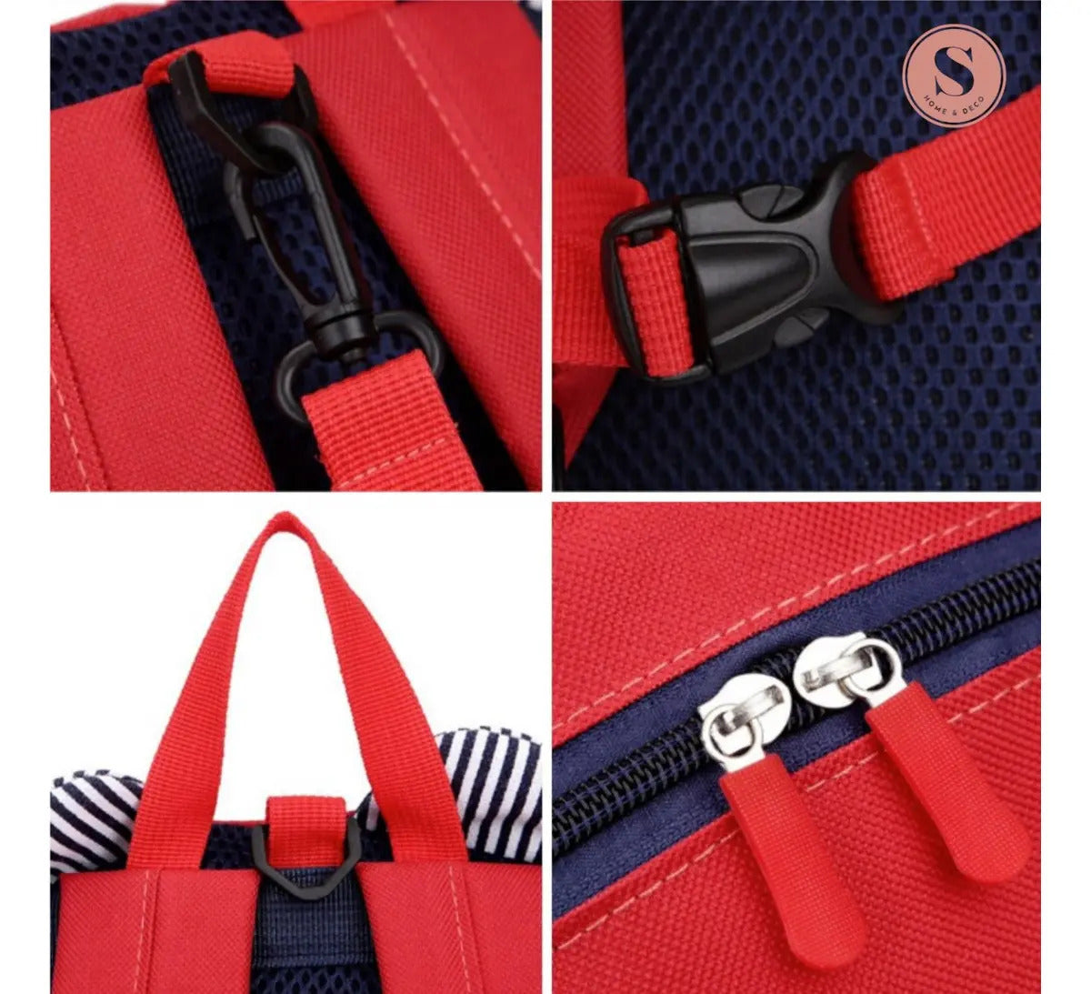 Mochila Infantil con Correa de Acompañamiento · 24 cm