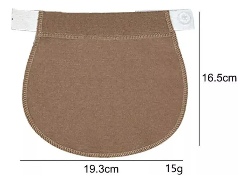 Pack de 3 Extensores de Pantalón de Maternidad · Azul