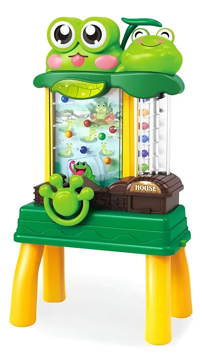Mini Pinball Electrónico de Ranita con Luz y Música