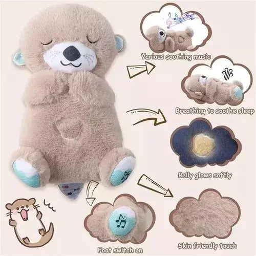 Peluche Nutria con Movimiento de Respiración