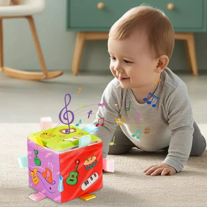 Cubo de Actividades Musical para Bebé · 10 cm