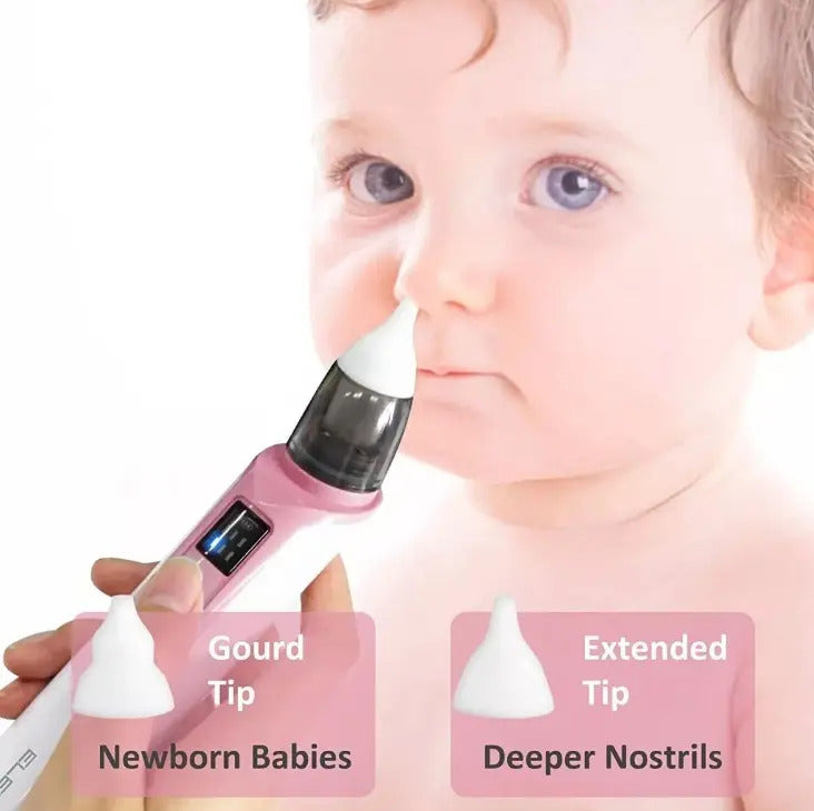Aspirador Nasal Eléctrico Recargable con Pantalla LCD
