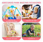 Set de Estimulación para Bebé · 5 Tipos de Juguetes