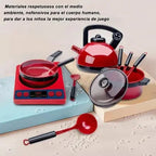 Set de Cocina de Juguete con Utensilios · 61 Piezas