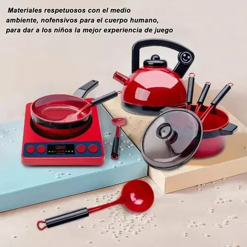 Set de Cocina de Juguete con Utensilios · 61 Piezas