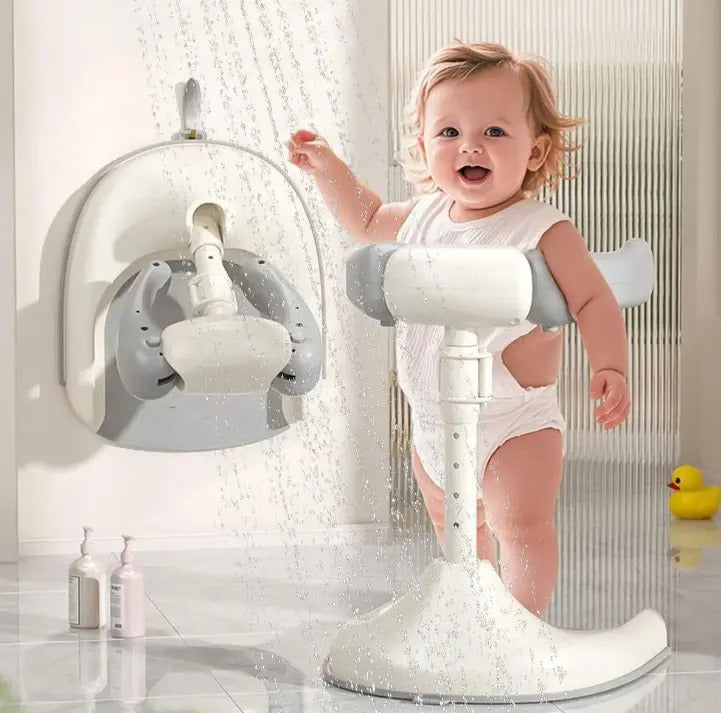 Soporte de Baño Plegable Ajustable de 44 a 54 cm