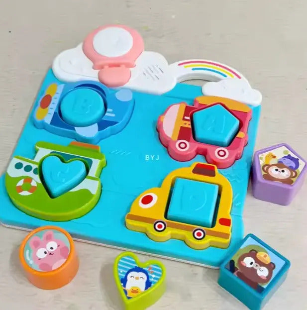 Tablero Musical de Encajes para Bebé · 9 Piezas