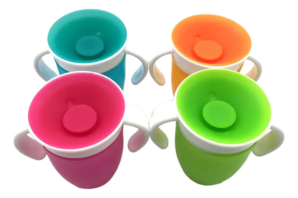 Vaso de Aprendizaje 360° con Asas y Tapa