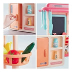 Cocina de Juguete Rosada con Agua y Sonido · 42 Piezas
