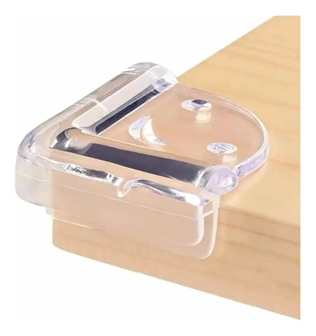 Pack de 4 Esquineros Cuadrados de Silicona Transparente