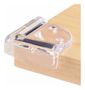 Pack de 4 Esquineros Cuadrados de Silicona Transparente