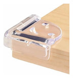 Pack de 4 Esquineros Cuadrados de Silicona Transparente