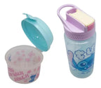 Set Stitch de 3 Piezas · Botella 400 ml y Contenedores
