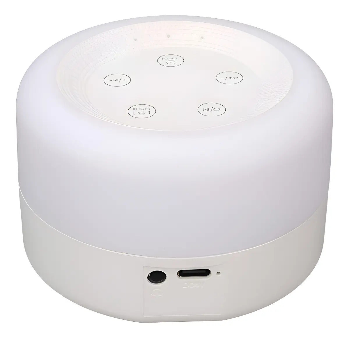 Máquina de Ruido Blanco Recargable con Luz Nocturna