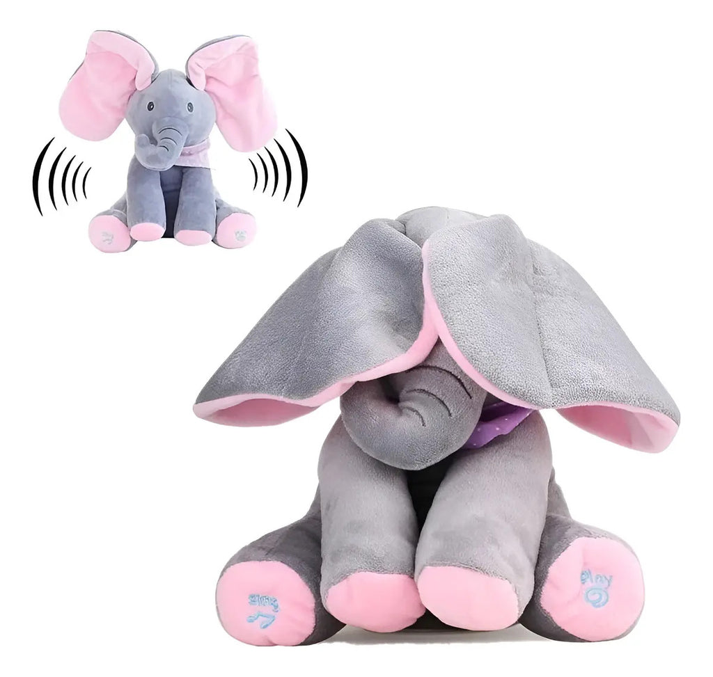 Peluche Elefante Musical que Mueve las Orejas