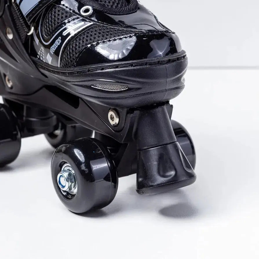 Patines Quad Ajustables de Malla · Tallas S y M