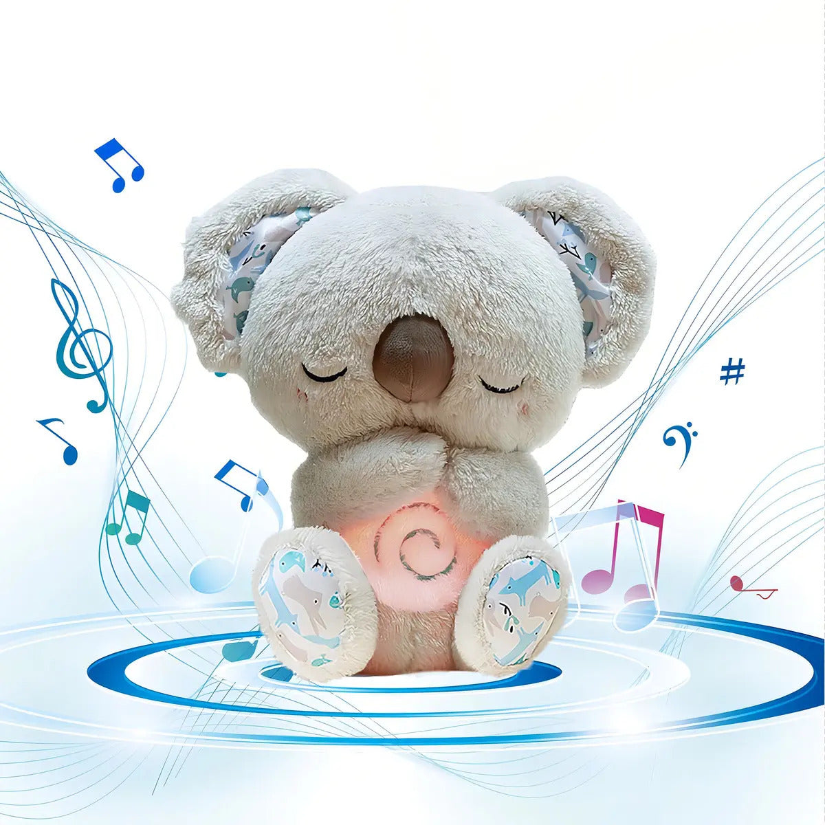 Peluche Koala con Movimiento, Luz y Sonido · Rosa o Gris