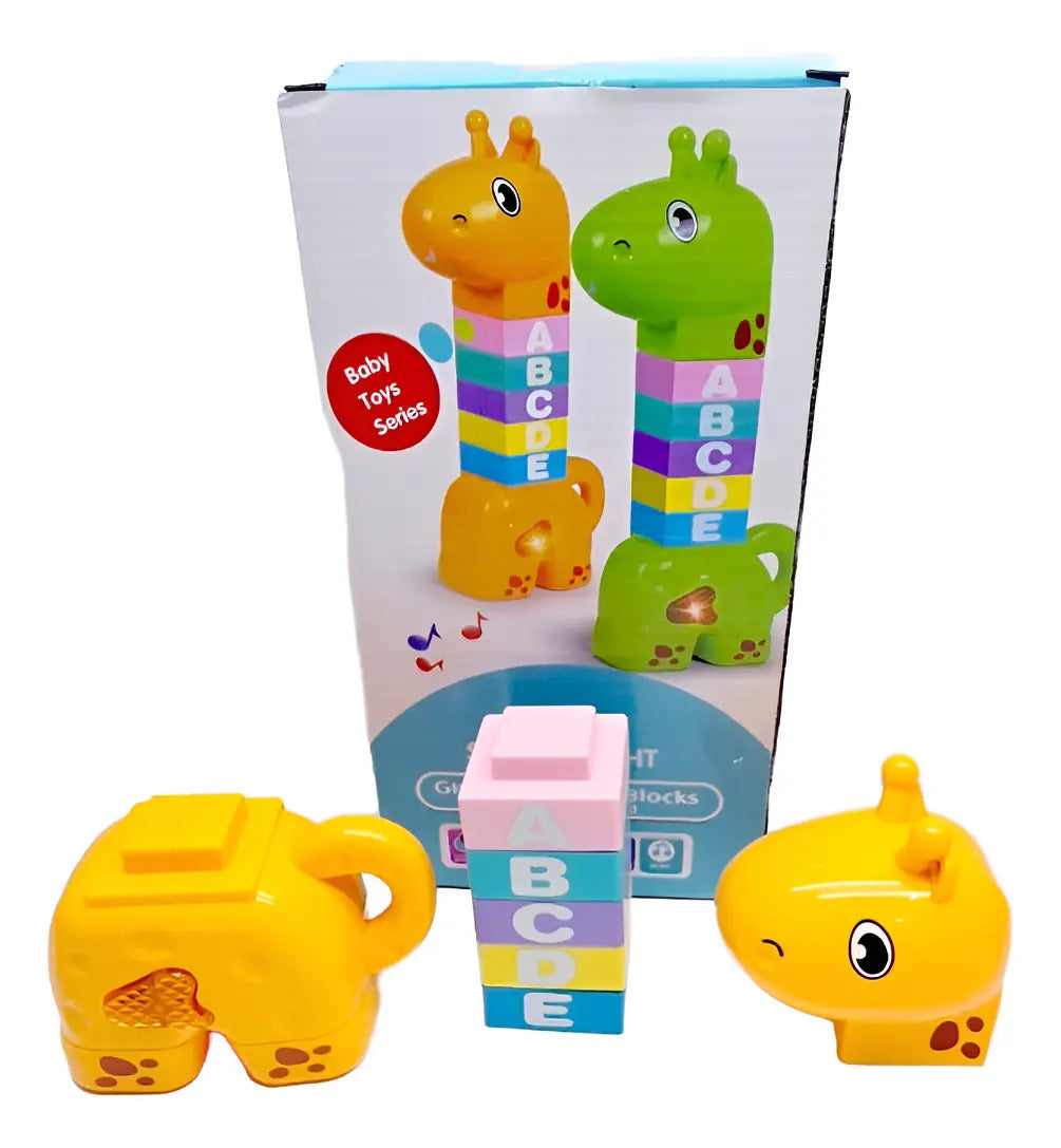 Jirafa Musical Apilable con Bloques Numerados