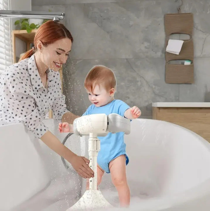 Soporte de Baño Plegable Ajustable de 44 a 54 cm