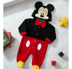 Enterito de Plush con Pies · Talla 0 a 3 Meses