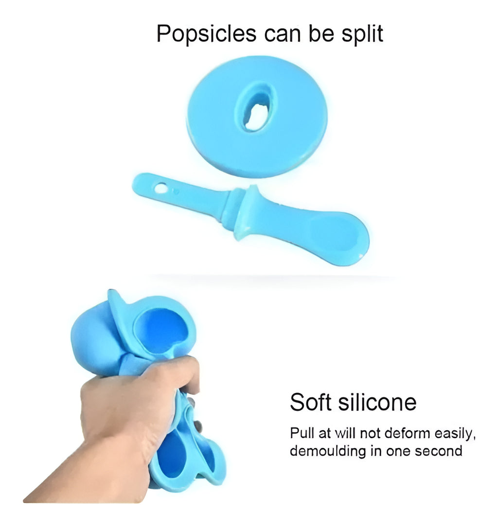 Molde de Silicona para 7 Paletas