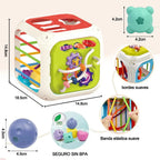 Cubo de Actividades 7 en 1 con Xilófono y Encajes