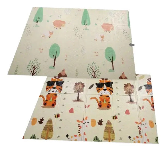 Alfombra Plegable Reversible con Bolso · 180 × 200 cm