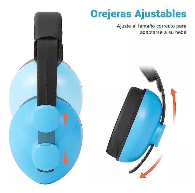 Orejeras Antirruido Infantiles Plegables