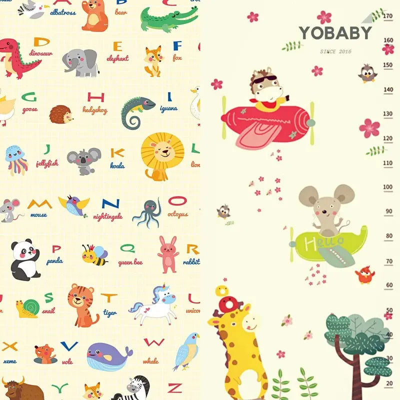 Alfombra Plegable Reversible con Bolso · 180 × 200 cm