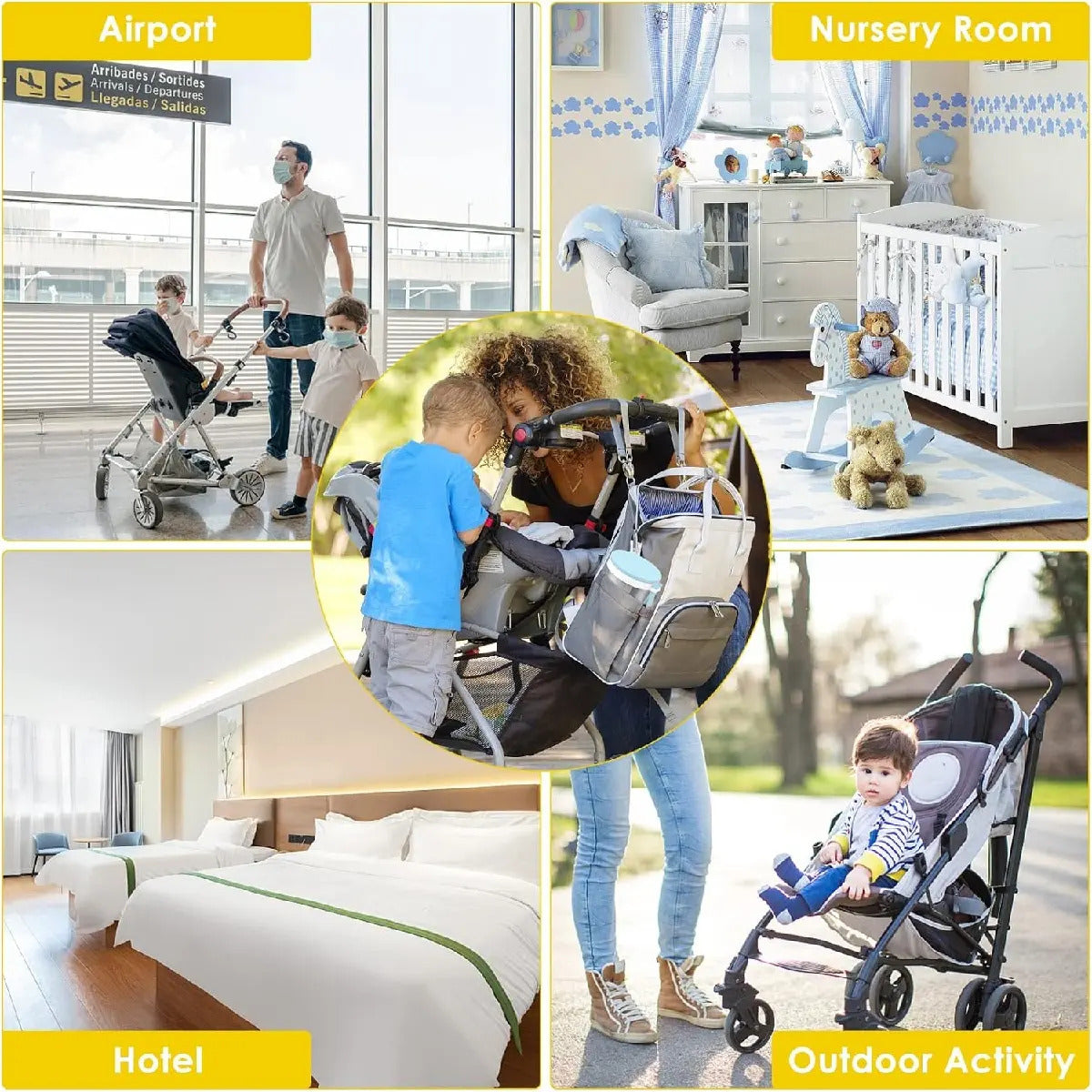 Kit Portátil de Limpieza para Mamaderas con Estuche y Asa