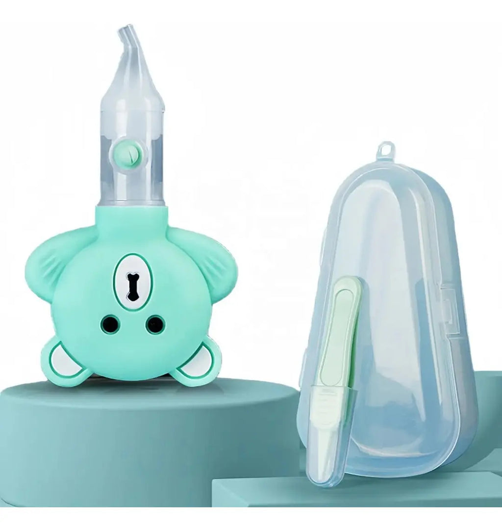 Aspirador Nasal Manual con Pinza · Diseño Osito