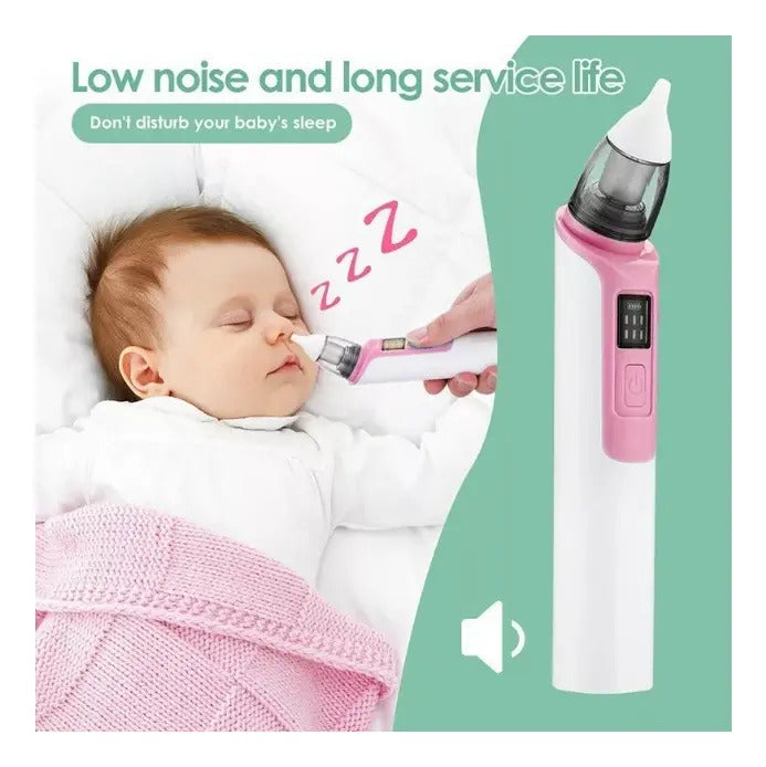 Aspirador Nasal Eléctrico Recargable con Pantalla LCD