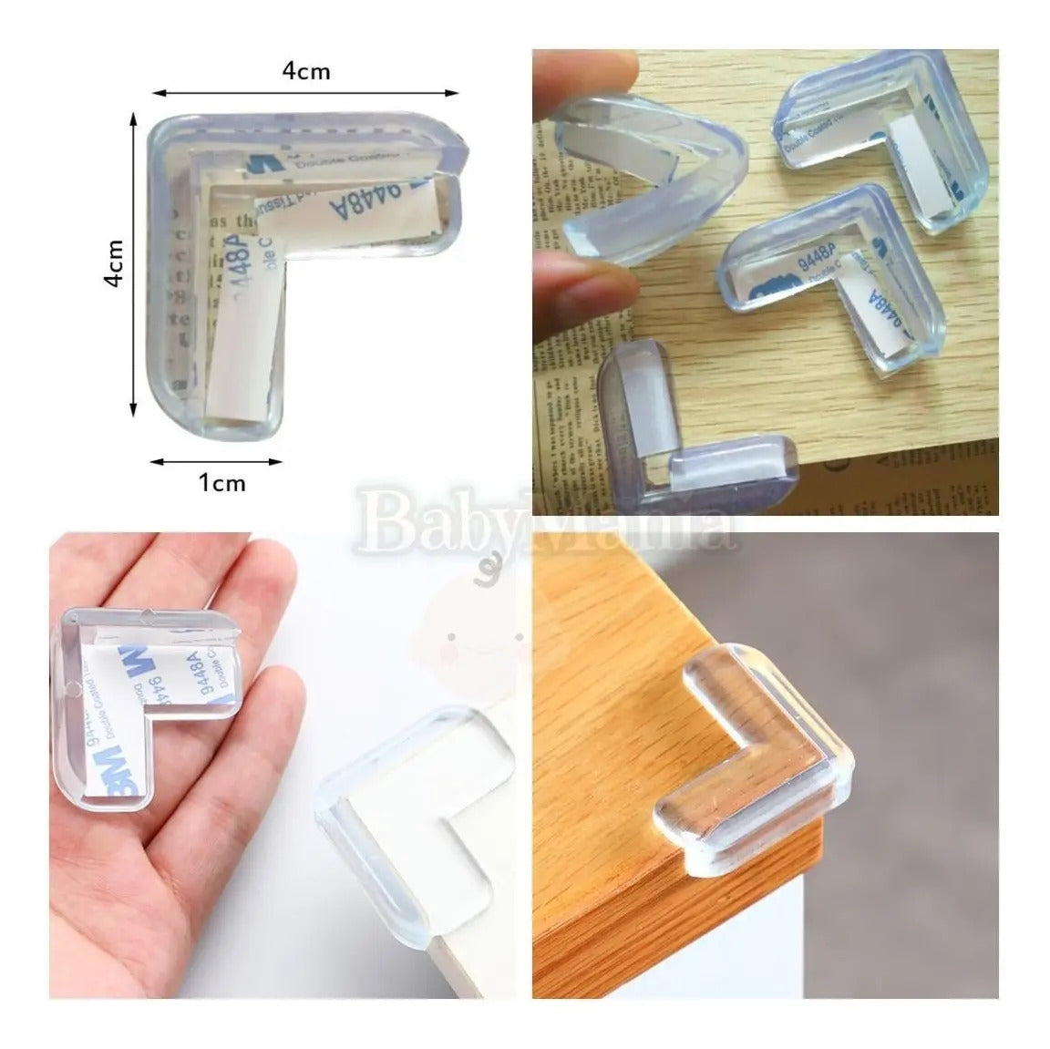 Kit de 6 Protectores de Enchufe y 4 Esquineros