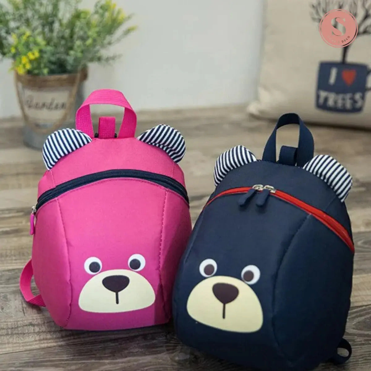 Mochila Infantil con Correa de Acompañamiento · 24 cm