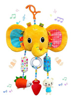 Sonajero Colgante de Peluche Diseño Elefante · 44 × 30 cm