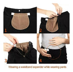 Pack de 3 Extensores de Pantalón de Maternidad · Azul