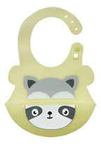 Babero de Silicona Ajustable con Bolsillo Recolector