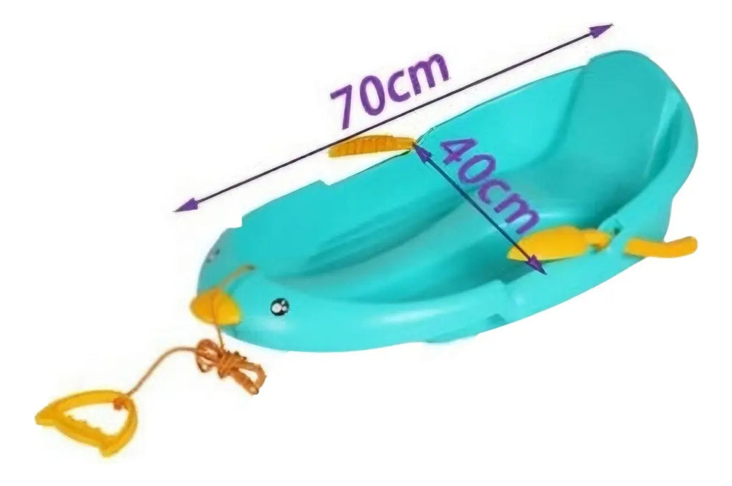 Trineo Infantil Diseño Pingüino con Frenos