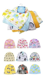 Pack de 5 Gorritos de Algodón · 0 a 6 Meses
