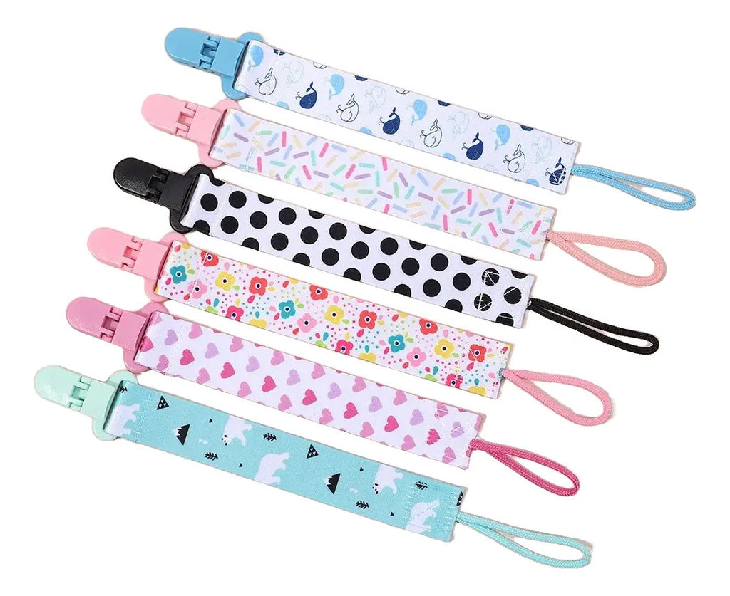 Pack de 3 Sujetadores de Chupete con Clip