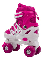 Patines Quad Ajustables de Malla · Tallas S y M